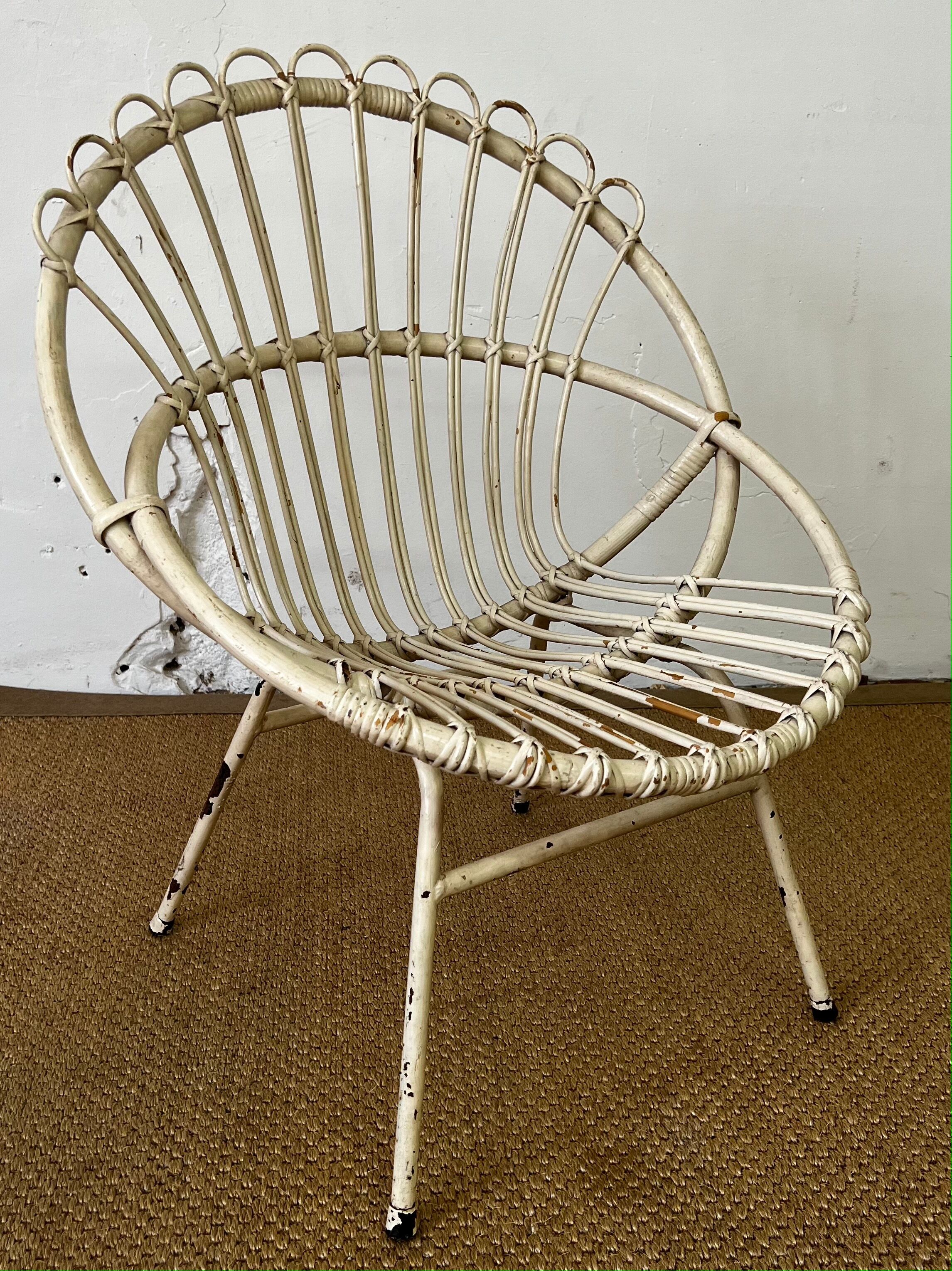 Rattan armchair child