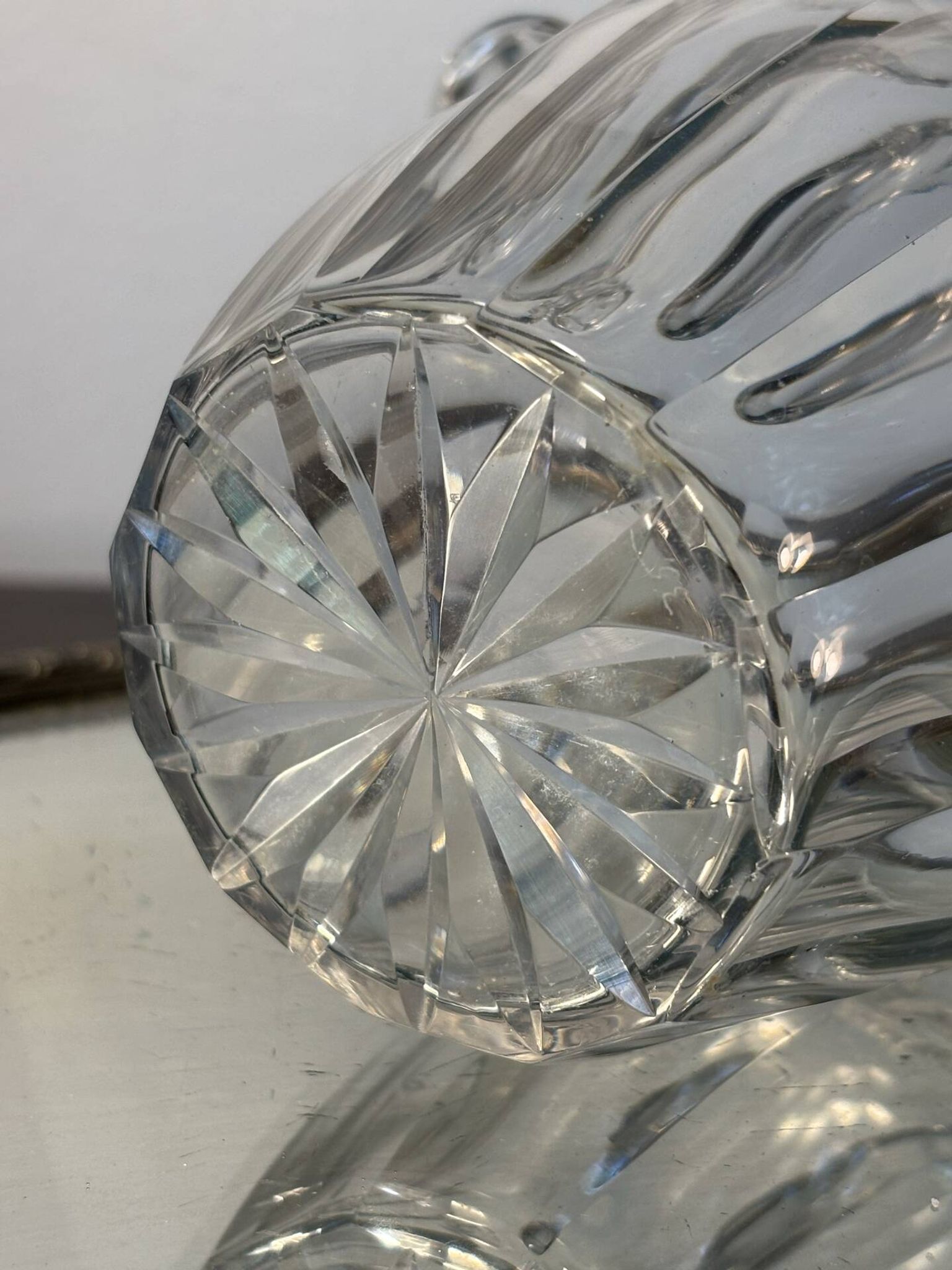 Carafe en cristal Saint Louis début 20ème