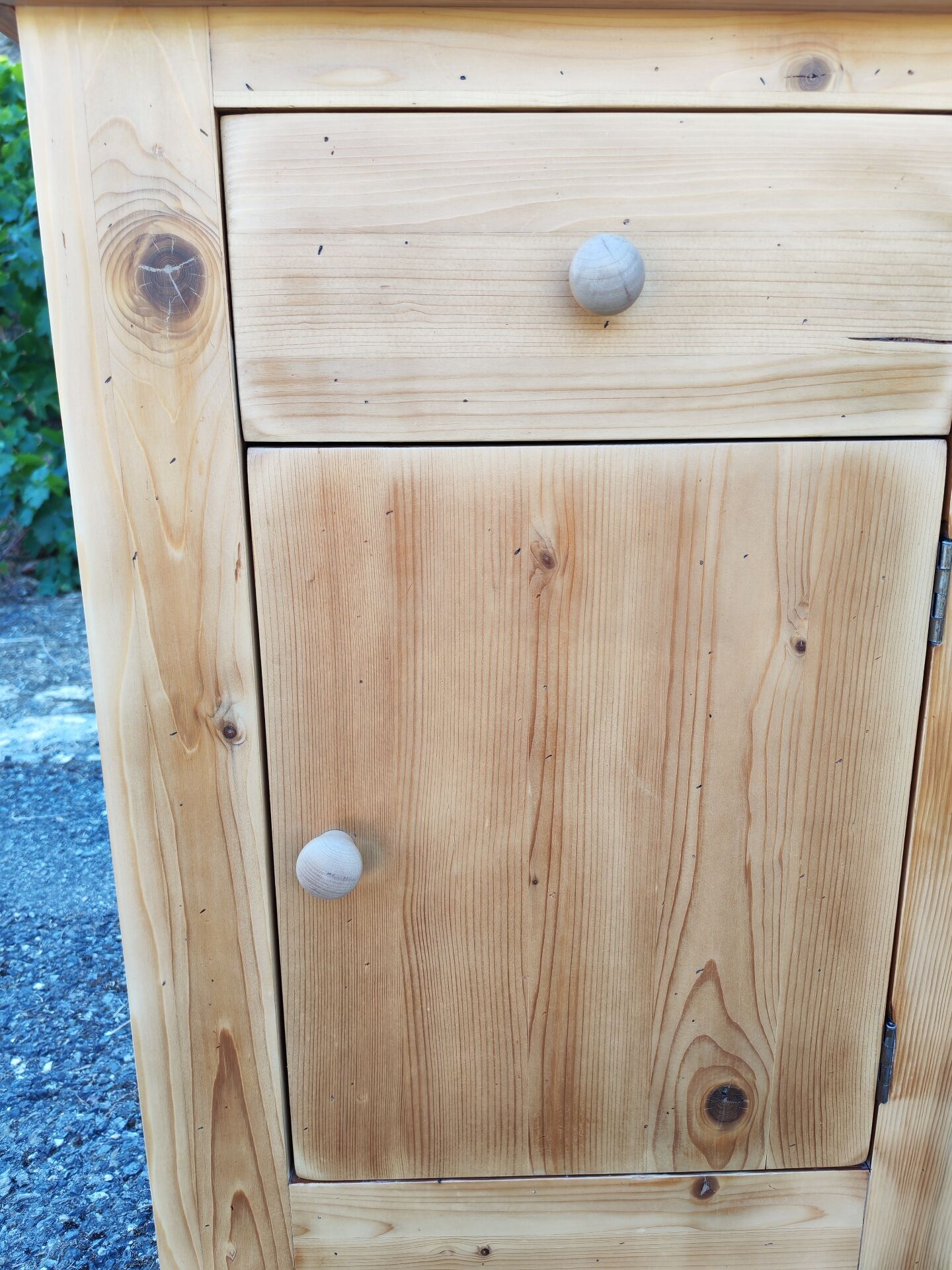 Confiturier vintage en pin massif 
