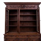 Carved library/sideboard, France, circa 1880.