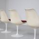 4 chaises"tulipe" par Eero Saarinen pour Knoll International, 1960
