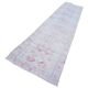 Vintage Turkish hallway rug 88x407 cm
