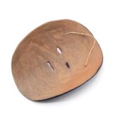 Colorful terracotta mask from Mexico, 1970s