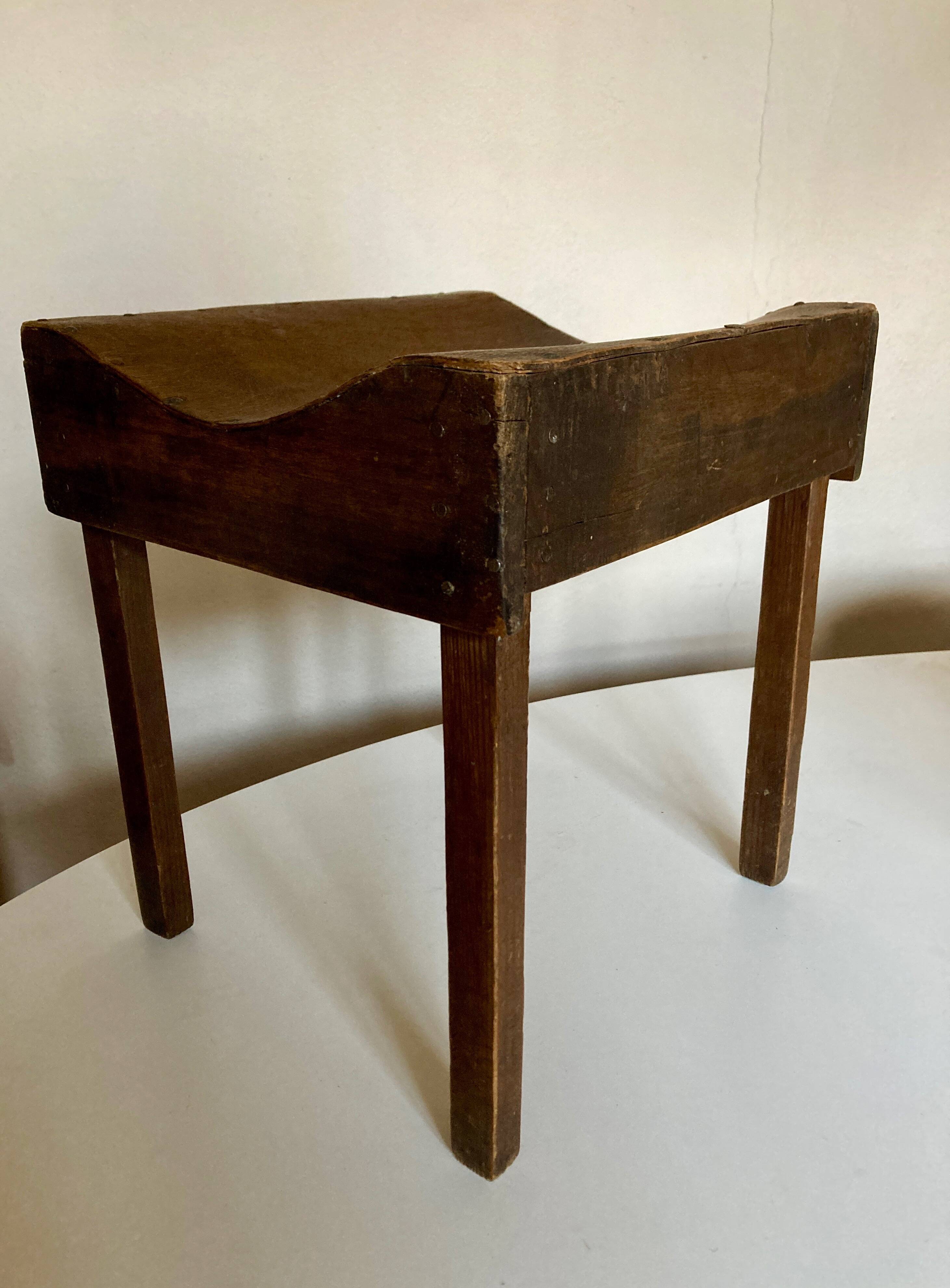 Curved Plywood stool popular art 1950