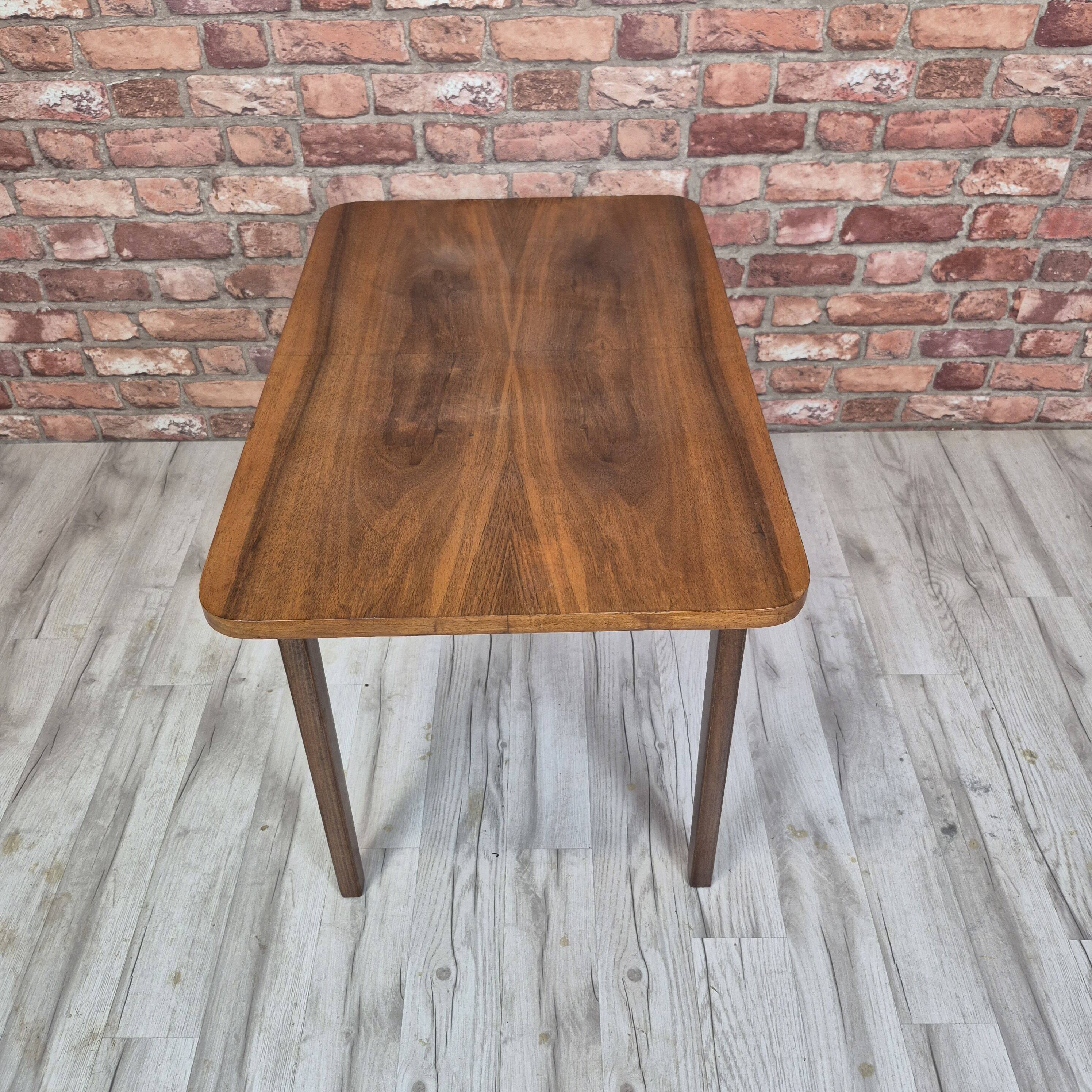 Smart 1960s Folding Coffee Table – Polish Mid-Century Modern – Restored Wal