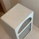 Mykonos Bali style bedside or niche side table in polished concrete