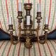 Italian baroque wall sconce. Wood, metal.
