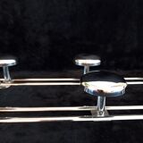 Pair of coat rack in chrome retro style