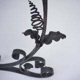 Gong antique géant Arts & Crafts, fer forgé et laiton, style Townshends, années 1890 environ, anglais