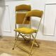 Pair of chaisor folding chairs
