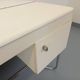Vintage Bauhaus style desk in melamine and chrome metal from the 1970s.