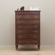 Commode en noyer, design danois, années 1960, production : Danemark