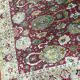 Large carpet old Agra French Janus point made Lily hand 250 X 350 CM