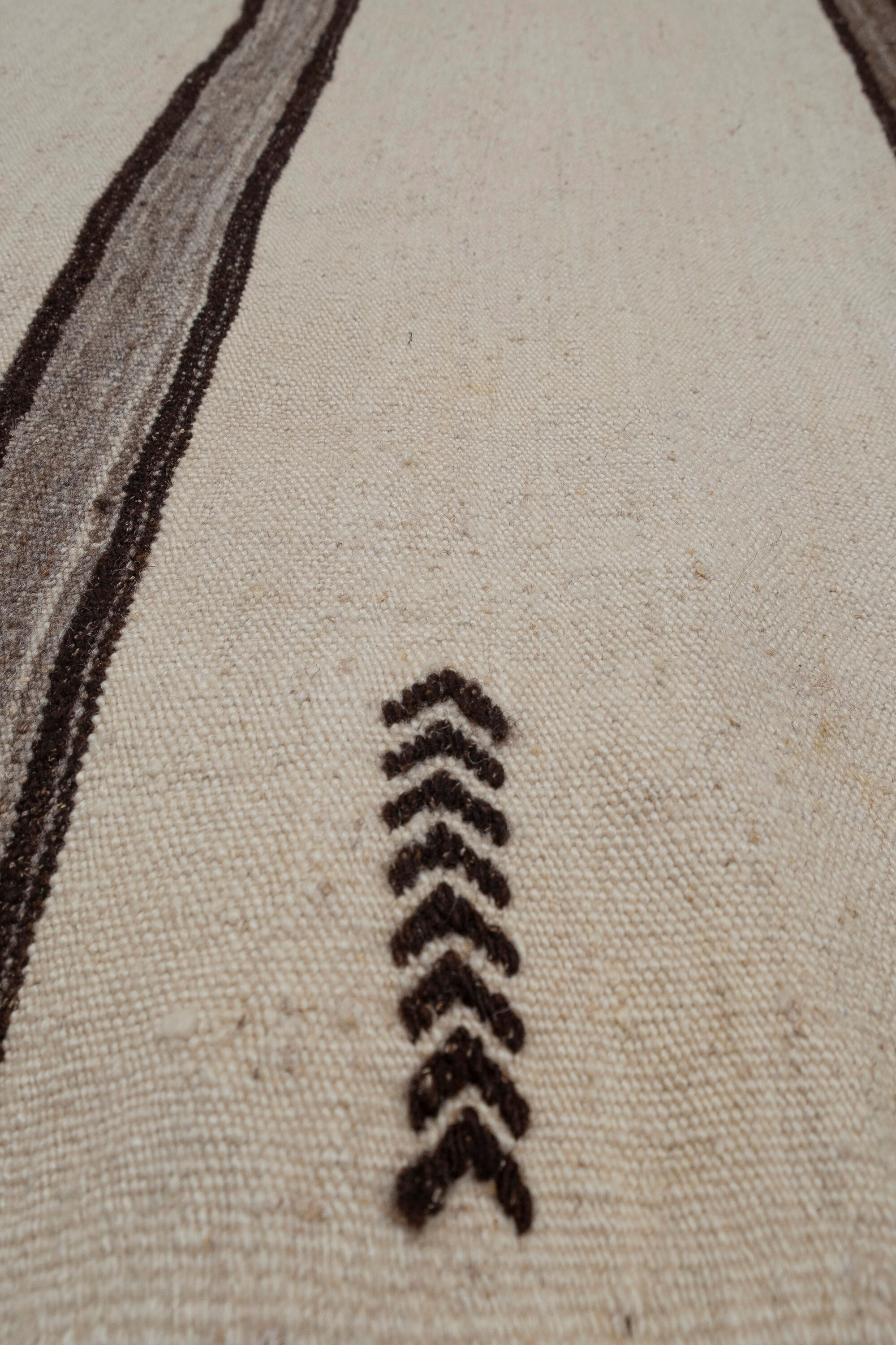 Turkish hemp kilim rug runner 160 x 400 cm