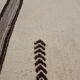 Turkish hemp kilim rug runner 160 x 400 cm