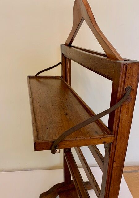 19th century walnut chamber valet