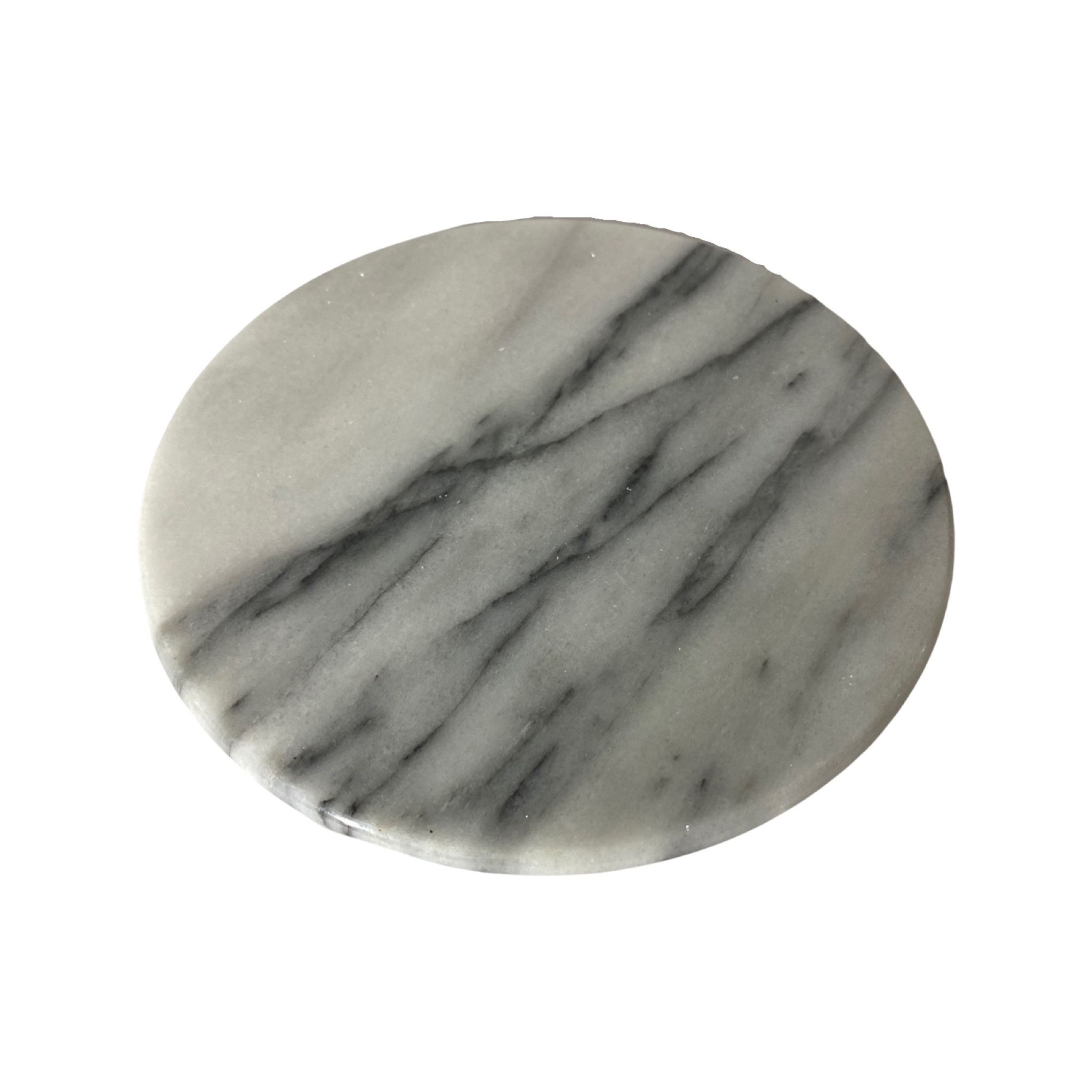 Set of 4 Retro Marble Candleholders | 3 Candleholders & 1 Marble Tray | Vintage Marble Decoration