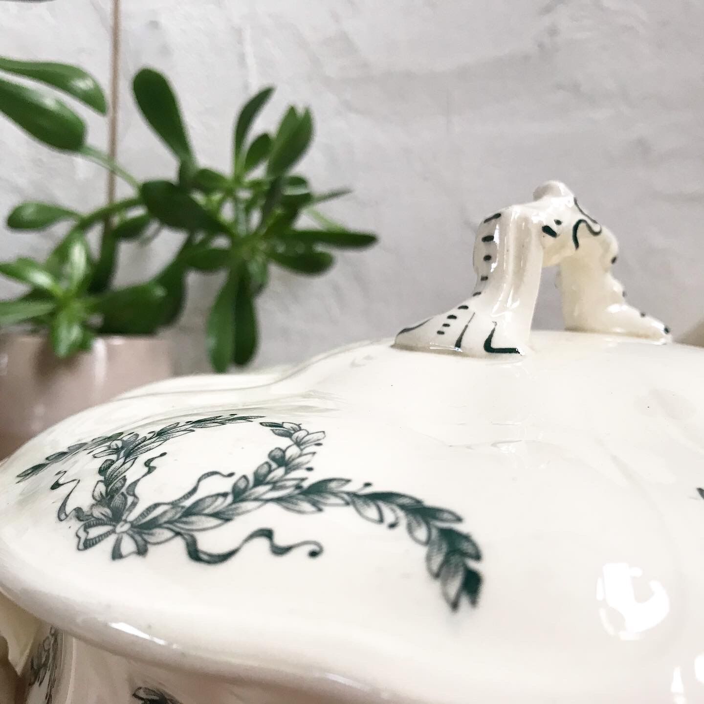 Longchamp iron-earth soupière