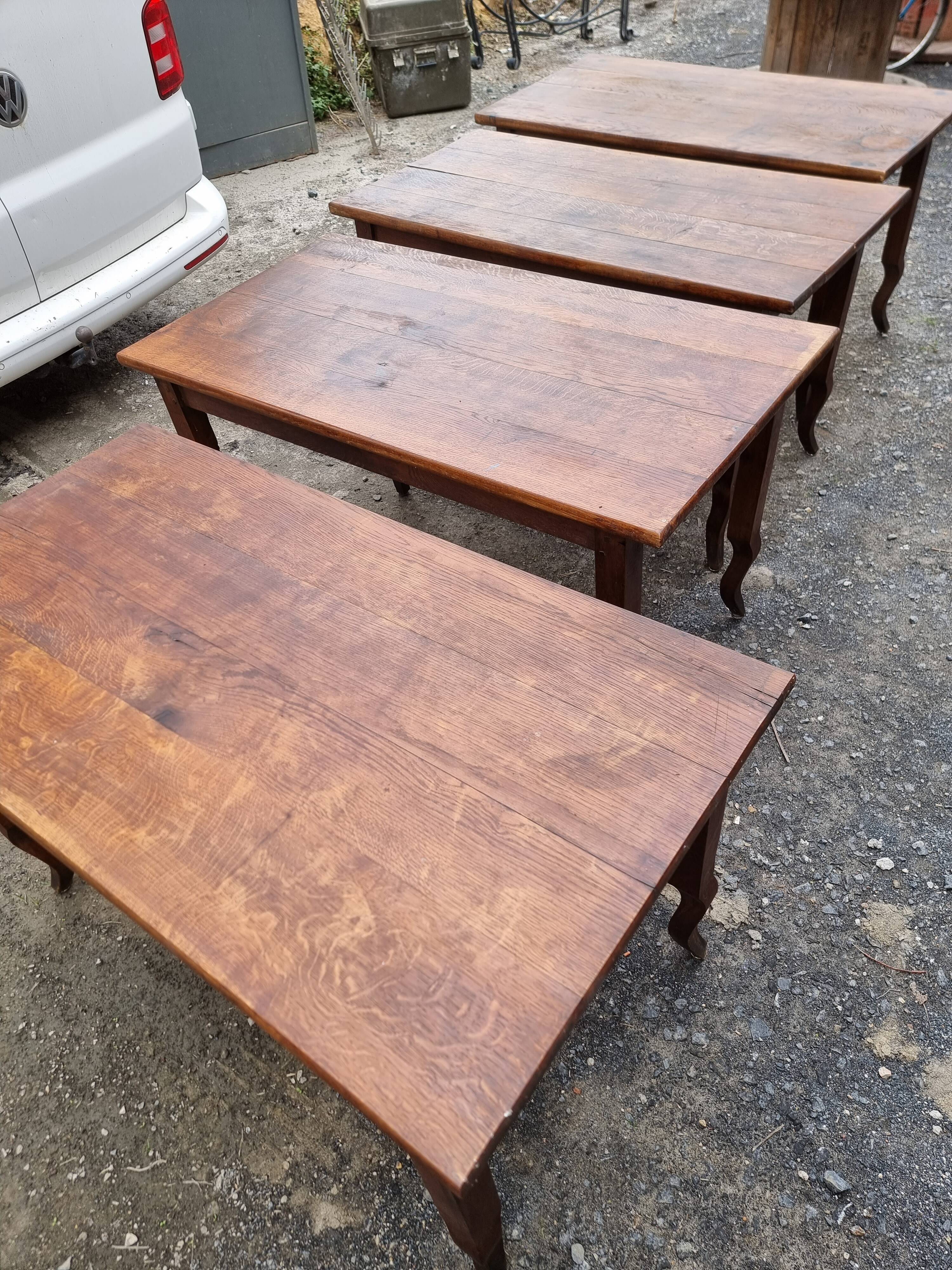Restaurant tables, set of 4
