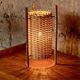 Woven rattan lamp from the 1960s