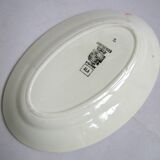 Petit plat ovale 21 cm service ala en faïence de sarreguemines