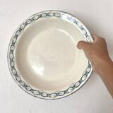 Set of ironstone dishes Salins France Régamier