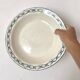 Set of ironstone dishes Salins France Régamier