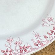 Round plate made of ironstone