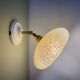 Vintage lampshade in Clichy glass pale yellow