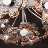 Lustre Murano multicolore Spoutnik Flowers par Mazzega, années 1970