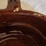 Set of 2 cooked potatoes in glazed earthenware