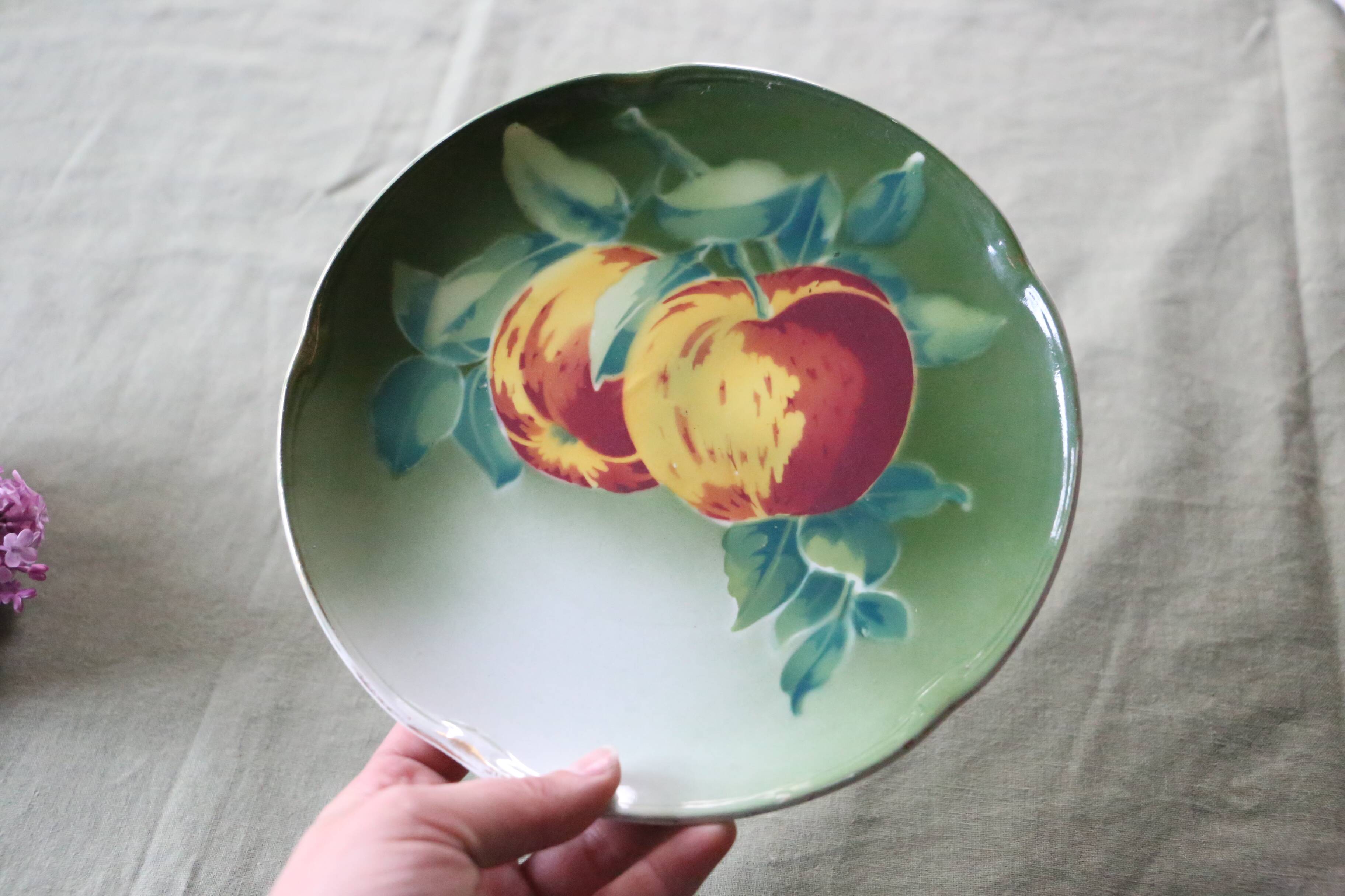 Lunevile earthenware plate