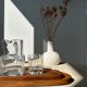 Trio de plateaux ou coupelles de forme triangulaire arrondi en teck monoxyle