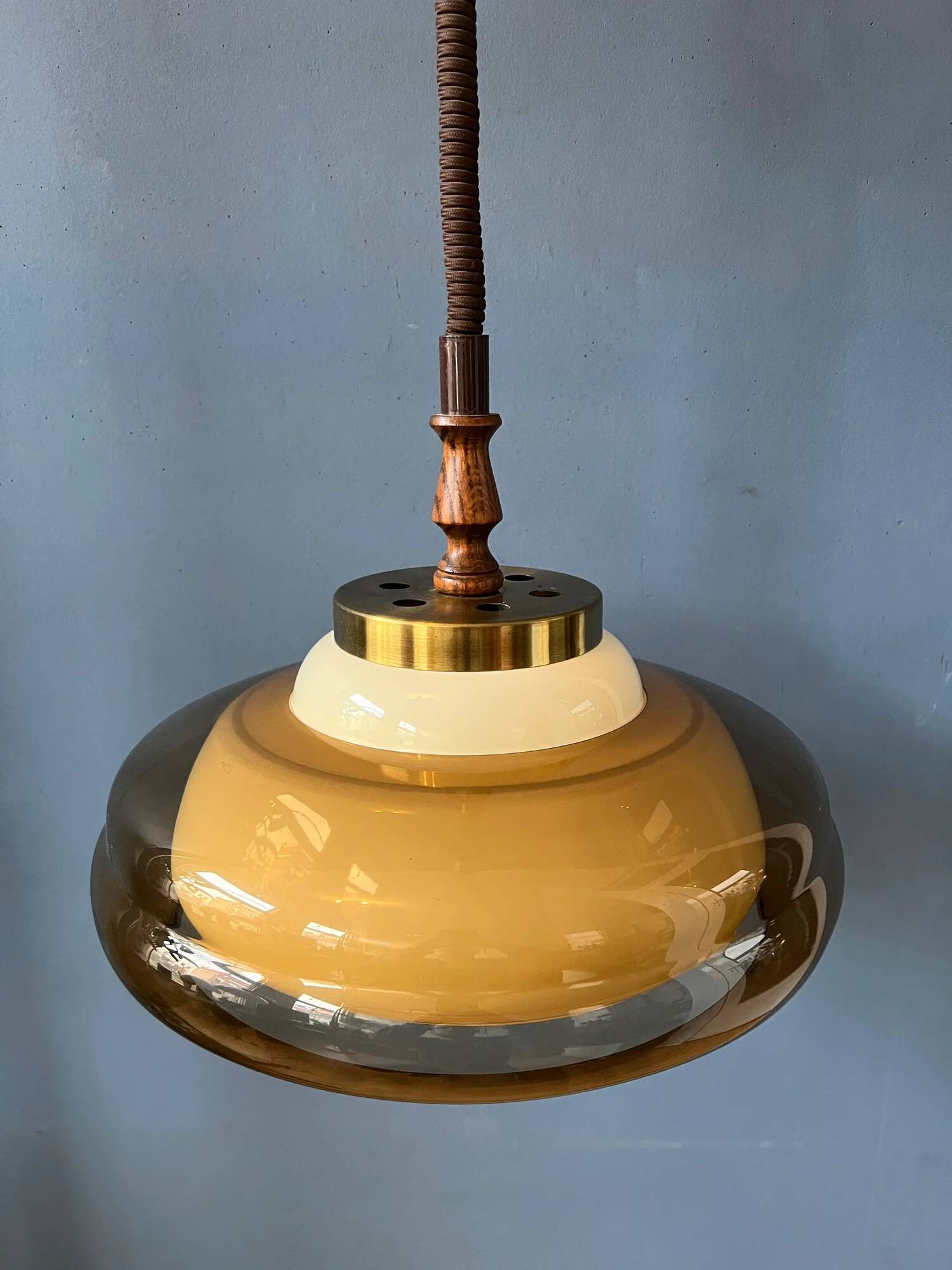 Mid-century Herda space age pendant light