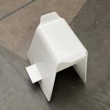 Minimalist Danish rocking stool by Michael C. Poulsen