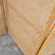 Vintage wicker claustra screen - 1950s