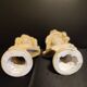 Plaster busts "margherita and faust" from the 50s