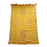 Tapis artisanal marocain Sabra "soie de cactus"