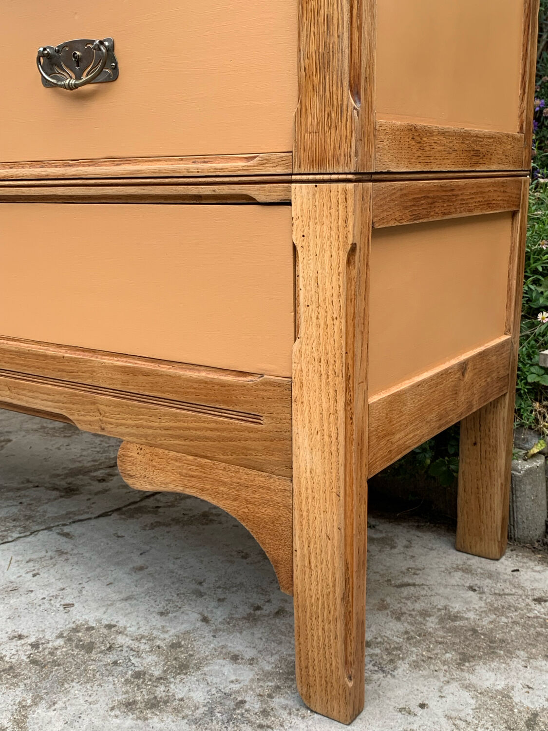 1920s Parisian Art Deco hotel wardrobe, removable