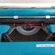 Underwood 315 blue typewriter
