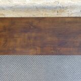 Old monastery bench in solid wood, length 180 cm