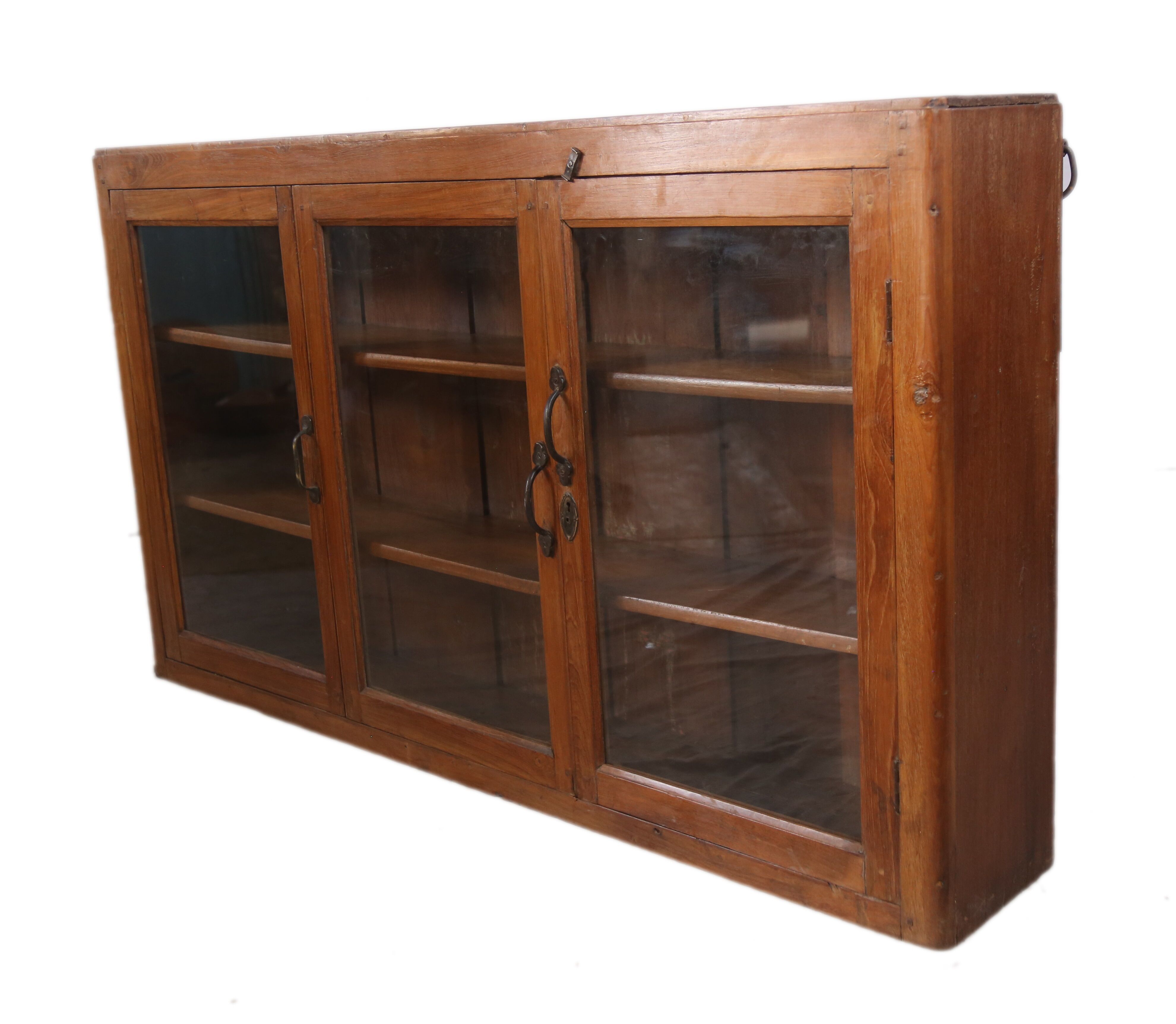 Old Burmese teak showcase