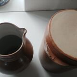Varnished terracotta set