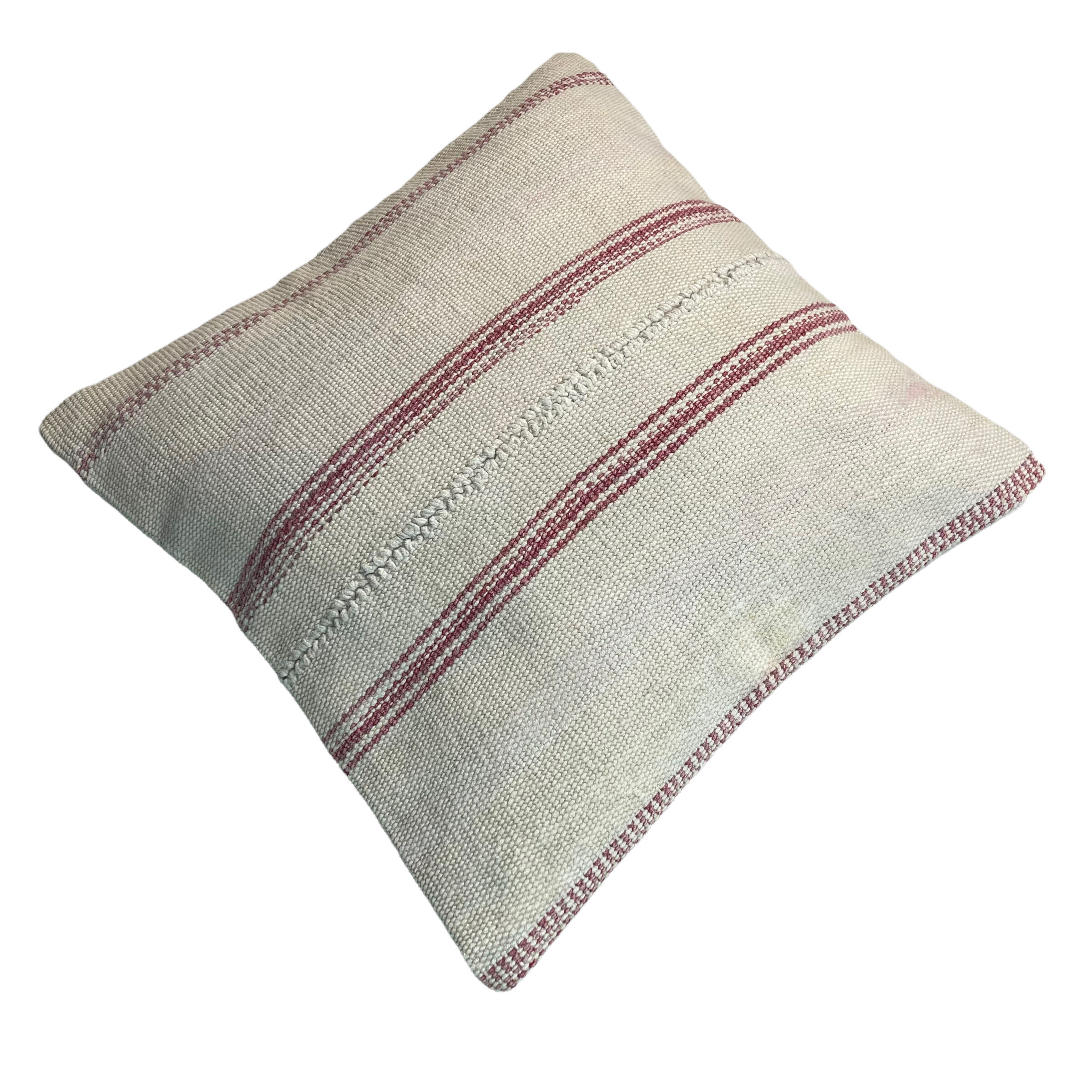 Vintage turkish kilim cushion cover, 40 x 40 cm