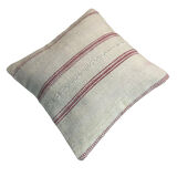 Vintage turkish kilim cushion cover, 40 x 40 cm