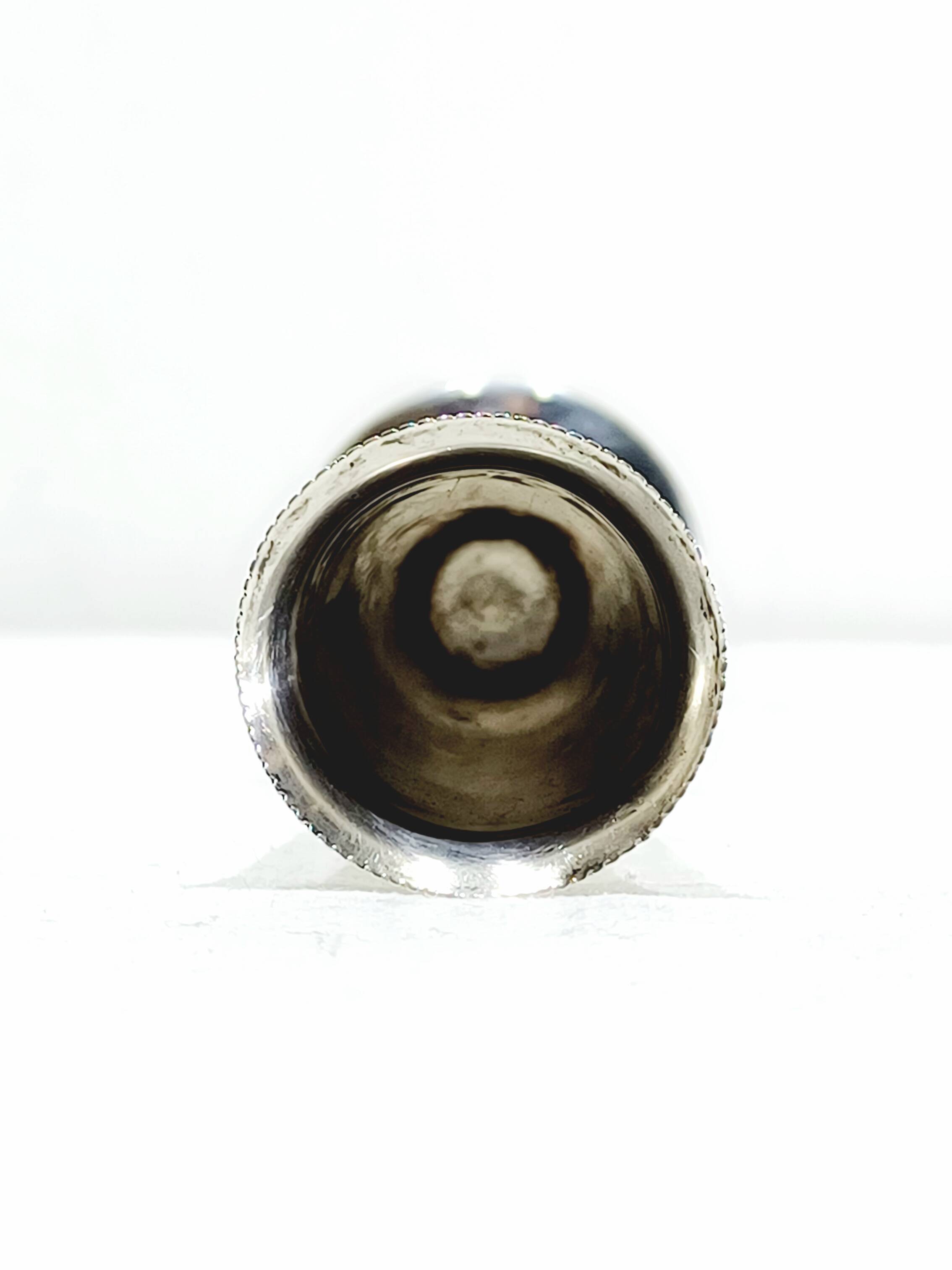 Asprey & Co - Small silver cornet vase