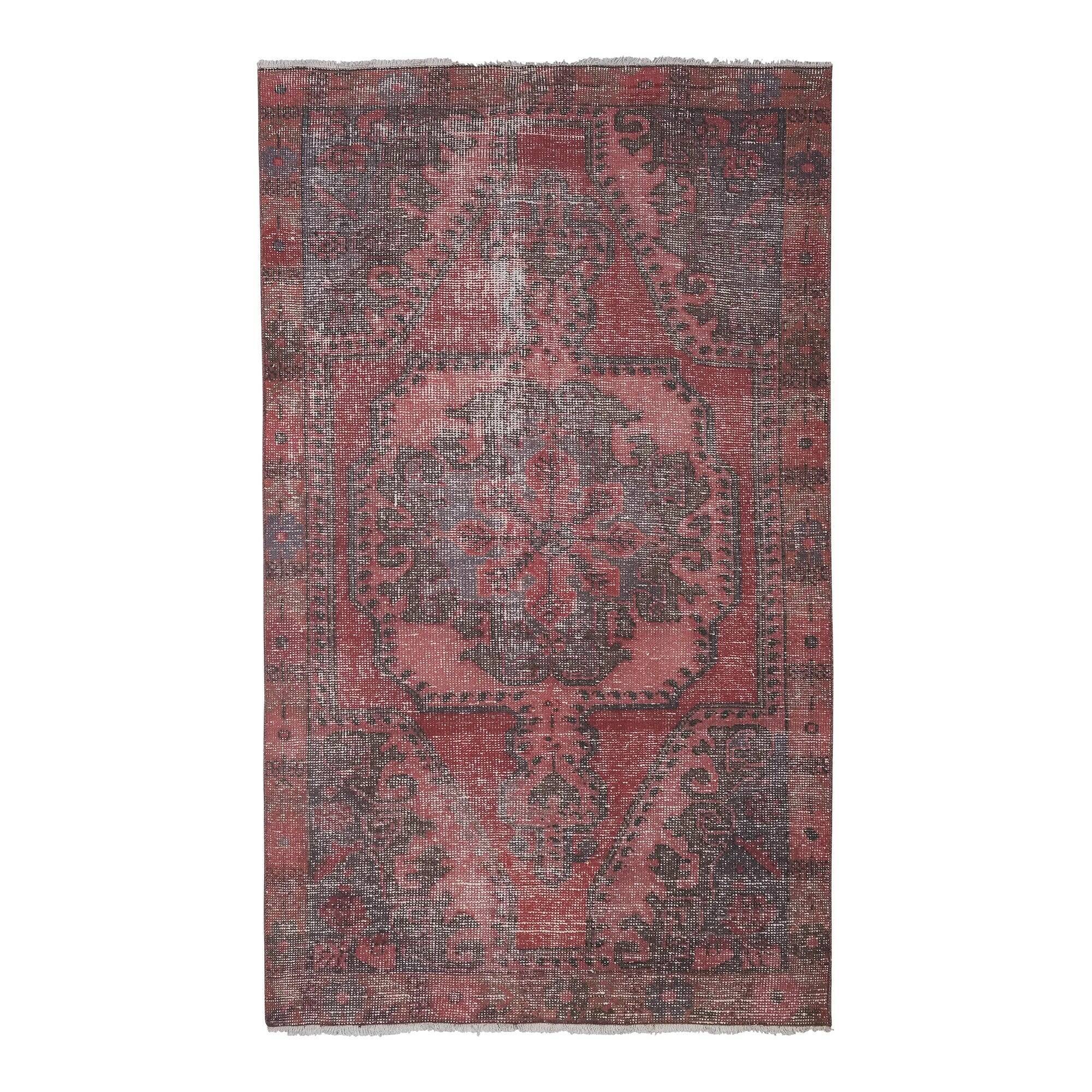 Vintage Turkish Oushak rug 124x201 cm