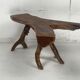 Wabia sabi rustic tree branch side table, Dutch 1960s