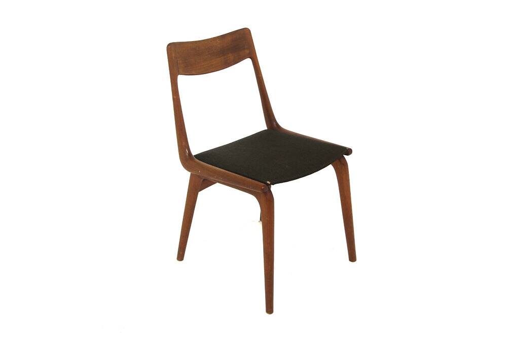 Chaise "Boomerang / 370", Alfred Christensen, Slagelse, Danemark, 1950