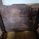 Console solid wooden sofa tip, turned wooden footing